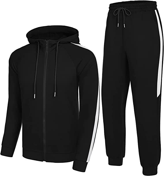  Tracksuit Set Casual Full-Zip Tracksuit